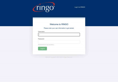 Login to RINGO Login to RINGO