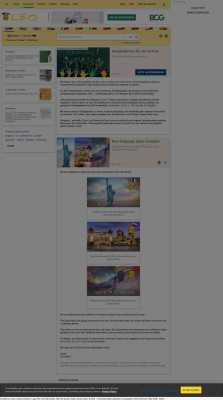 Englisch ⇔ Deutsch Wörterbuch - leo.org: Startseite Englisch ⇔ Deutsch Wörterbuch - leo.org: Startseite
