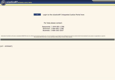 eJusticeNY - NYS Integrated Justice Portal eJusticeNY - NYS Integrated Justice Portal