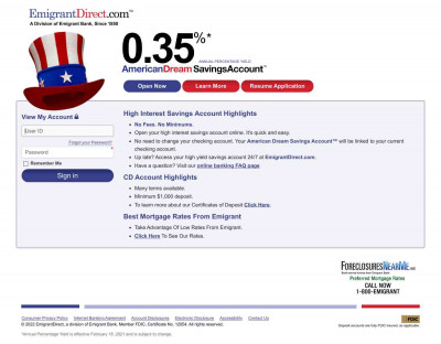 Open Savings Account Online - Learn More - EmigrantDirect Open Savings Account Online - Learn More - EmigrantDirect