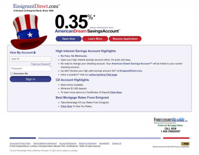 Certificate of Deposit - EmigrantDirect Certificate of Deposit - EmigrantDirect