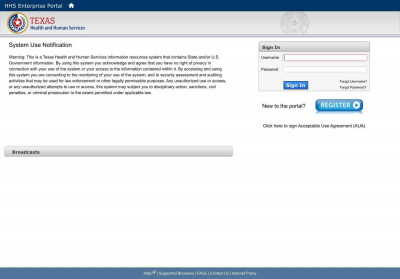 HHS Enterprise Portal - Login HHS Enterprise Portal - Login
