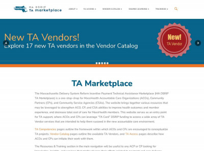 eHana - MA DSRIP TA Marketplace eHana - MA DSRIP TA Marketplace