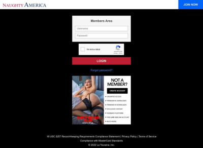 Login to Naughty America Login to Naughty America