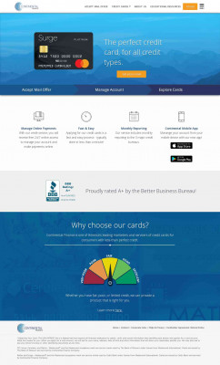 Credit Cards - Continental Finance Credit Cards - Continental Finance