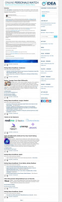 News on the Online Dating Industry and Business News on the Online Dating Industry and Business