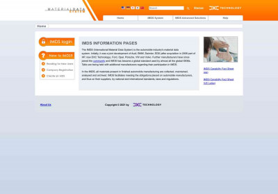 IMDS-a2 User Manual - IMDS Information Pages IMDS-a2 User Manual - IMDS Information Pages