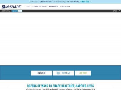 Mobile App - In-Shape Health Clubs Mobile App - In-Shape Health Clubs
