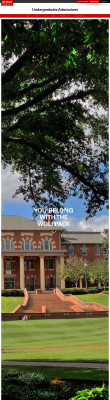 Welcome to the Wolfpack | Undergraduate Admissions Welcome to the Wolfpack | Undergraduate Admissions