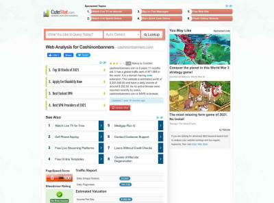 Cashinonbanners : Cash In On Banners - CuteStat.com Cashinonbanners : Cash In On Banners - CuteStat.com