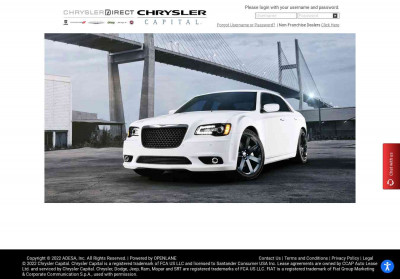 Chrysler Direct - Login Page Chrysler Direct - Login Page