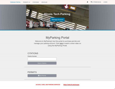 Illinois Institute of Technology - MyParking Portal Illinois Institute of Technology - MyParking Portal