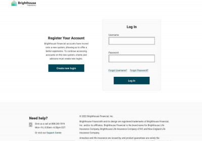 Registered Users Sign On - Brighthouse Financial Registered Users Sign On - Brighthouse Financial