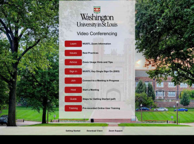 WUSTL Zoom WUSTL Zoom