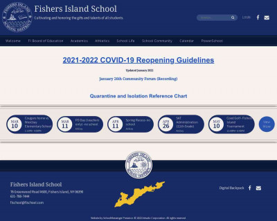 PowerSchool - Fishers Island School PowerSchool - Fishers Island School