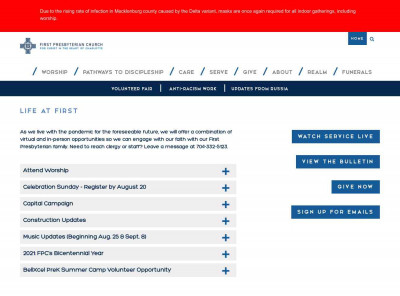 FIRST PRESBYTERIAN CHURCH REALM WEBSITE ... FIRST PRESBYTERIAN CHURCH REALM WEBSITE ...