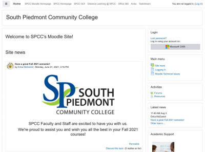 SPCC Moodle Homepage - South Piedmont Community College SPCC Moodle Homepage - South Piedmont Community College