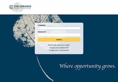Login to Colorado Community College System Login to Colorado Community College System