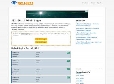 Araknis Networks Default Router Login and Password Araknis Networks Default Router Login and Password