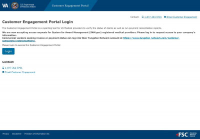 Customer Engagement Portal Login - Veterans Affairs Customer Engagement Portal Login - Veterans Affairs