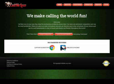 Login - Call Me Loco Login - Call Me Loco