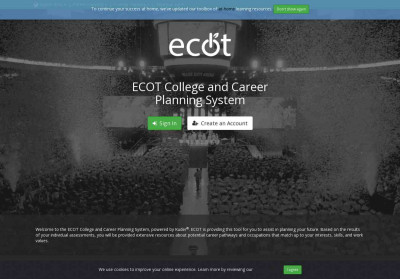 ECOT College and Career Planning System ECOT College and Career Planning System