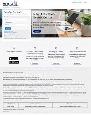 Secure Login - Benefits OnLine - Merrill Lynch Secure Login - Benefits OnLine - Merrill Lynch