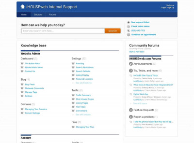 or login using - iHOUSEweb Internal Support or login using - iHOUSEweb Internal Support