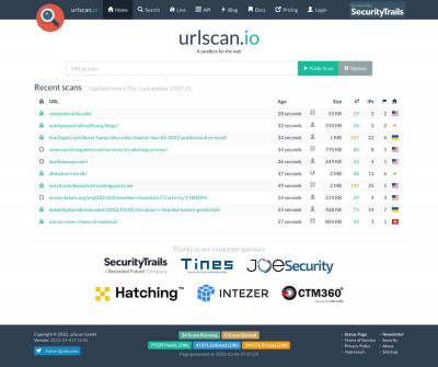 Sponsored by - URLScan Sponsored by - URLScan