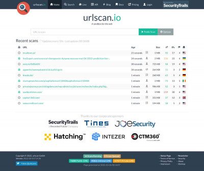 Sponsored by - URLScan Sponsored by - URLScan