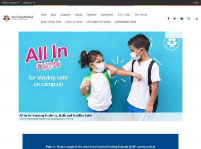 San Diego Unified School District: Home San Diego Unified School District: Home