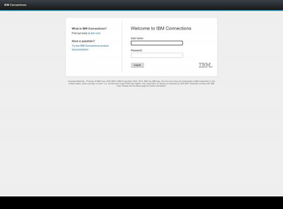 IBM Connections - Log In IBM Connections - Log In