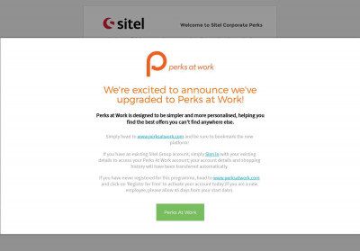 Sitel Corporate Perks Sitel Corporate Perks