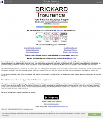 Snow plow operations are served in NYS by DRickard Insurance Snow plow operations are served in NYS by DRickard Insurance