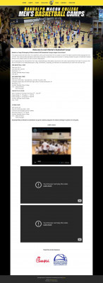 Randolph Macon College Men's Basketball Camps Randolph Macon College Men's Basketball Camps