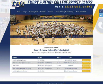 Emory & Henry Men's Basketball Camps | Emory, Virginia Emory & Henry Men's Basketball Camps | Emory, Virginia