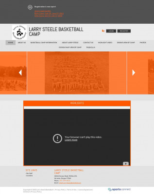 Larry Steele Basketball Camp Larry Steele Basketball Camp