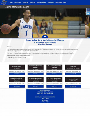 Grand Valley State Men's Basketball Camps Grand Valley State Men's Basketball Camps