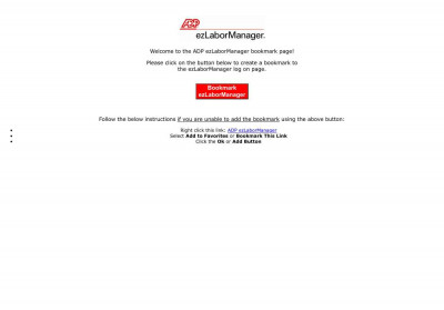 ADP ezLaborManager ADP ezLaborManager