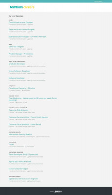 tombola - Career Page tombola - Career Page