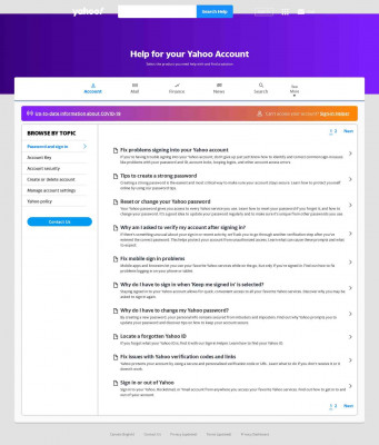 Fix problems signing into your Yahoo account - SLN2051 Fix problems signing into your Yahoo account - SLN2051