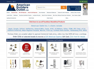 Hardware Resources Products - American Builders Outlet Hardware Resources Products - American Builders Outlet