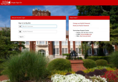JSU Single Sign On JSU Single Sign On