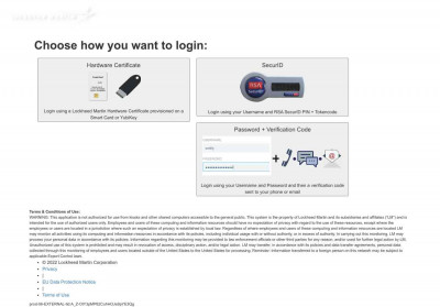 Select Authentication Mechanism Select Authentication Mechanism