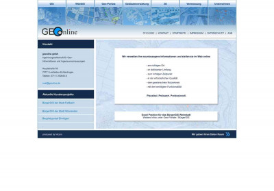Geonline GmbH | Startseite Geonline GmbH | Startseite