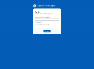 SupportCentral Legacy SupportCentral Legacy