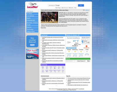 LocalNet Start Page LocalNet Start Page