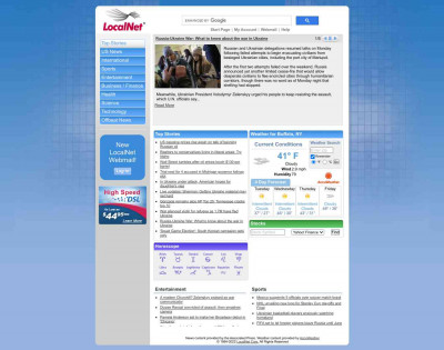 LocalNet Start Page LocalNet Start Page