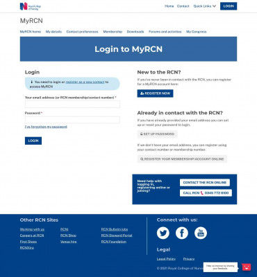 Login to MyRCN Login to MyRCN