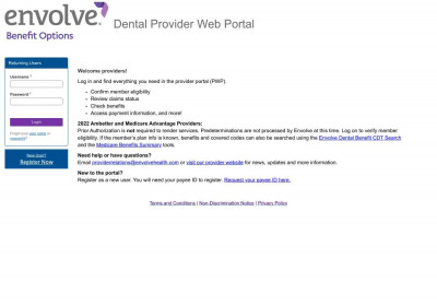 Envolve Dental Provider Portal Envolve Dental Provider Portal